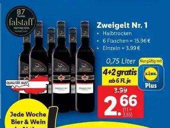 Lidl Zweigelt Nr.1 Angebot
