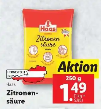 Lidl Haas Zitronensäure Angebot