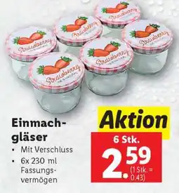 Lidl Einmachgläser Angebot
