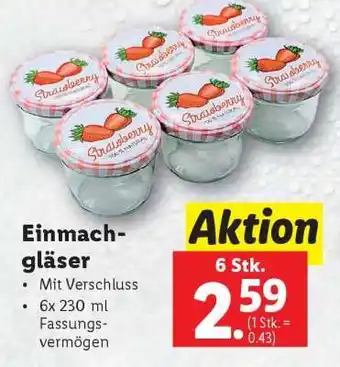 Lidl Einmachgläser Angebot