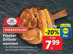 Lidl WIESENTALER Frischer Grillmix mariniert Angebot
