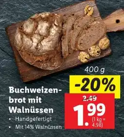Lidl Buchweizenbrot mit Walnüssen Angebot