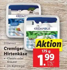 Lidl Eridanous Cremiger Hirtenkäse Angebot