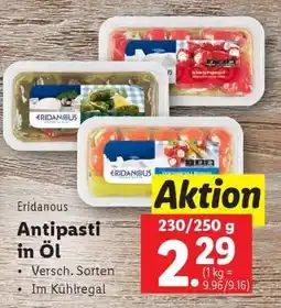 Lidl Eridanous Antipasti in Öl Angebot