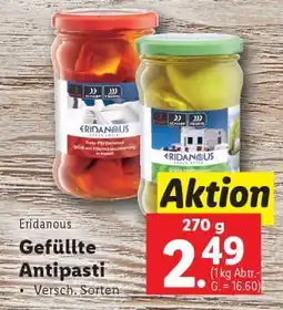 Lidl Eridanous Gefüllte Antipasti Angebot
