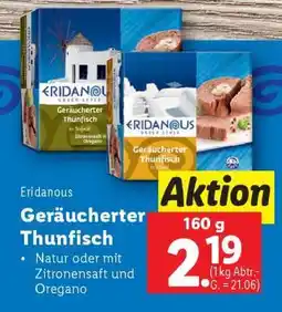Lidl Eridanous Geräucherter Thunfisch Angebot