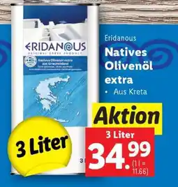Lidl Eridanous Natives Olivenöl extra Angebot