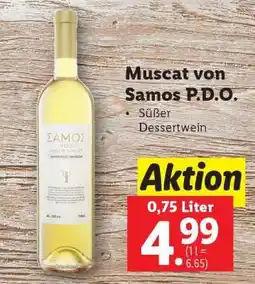 Lidl Muscat von Samos P.D.O Angebot