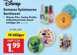 Lidl Disney Sommer Spielwaren Sortiment Angebot