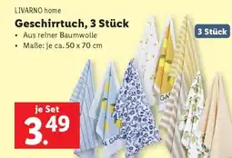 Lidl Geschirrtuch, 3 Stück Angebot
