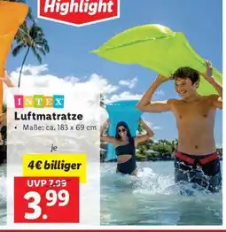 Lidl INTEX Luftmatratze Angebot