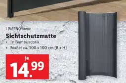 Lidl LIVARNO home Sichtschutzmatte Angebot