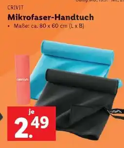 Lidl Mikrofaser-Handtuch Angebot