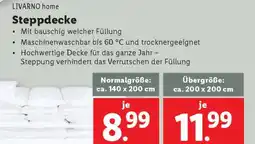 Lidl LIVARNO home Steppdecke Angebot