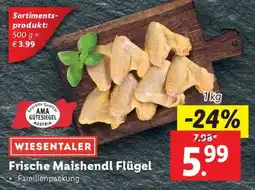 Lidl WIESENTALER Frische Maishendl Flügel Angebot