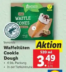 Lidl Vemondo Waffeltüten Cookie Dough Angebot