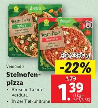 Lidl Vemondo Steinofenpizza Angebot