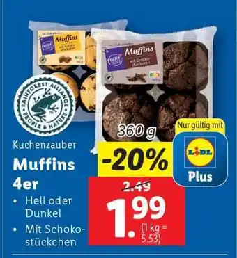 Lidl Muffins 4er Angebot