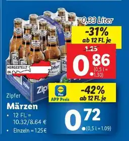 Lidl Zipfer Märzen Angebot