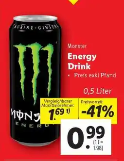 Lidl Monster Energy Drink Angebot