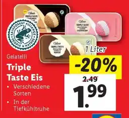 Lidl Gelatelli Triple Taste Eis Angebot