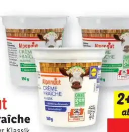 Lidl Alpengut Crème Fraîche Angebot