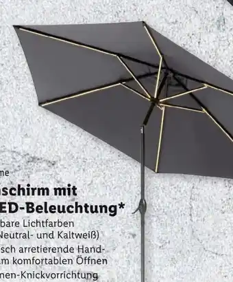Lidl Livarno Home Sonnenschirm Angebot