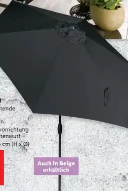 Lidl Livarno Home Sonnenschirm Angebot