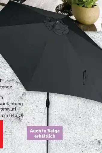 Lidl Livarno Home Sonnenschirm Angebot
