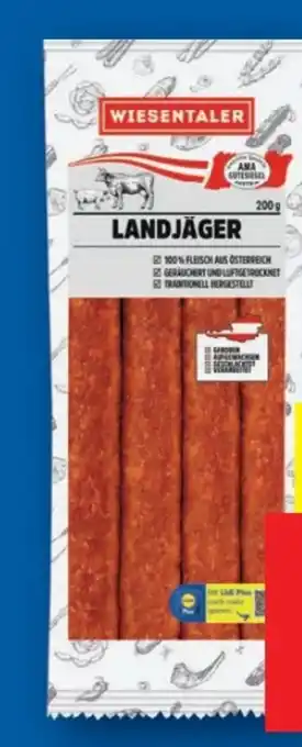 Lidl Wiesentaler Landjäger Salami Angebot