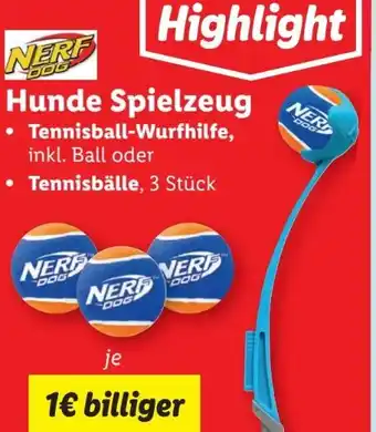 Lidl Nerf Dog Hundespielzeug Angebot