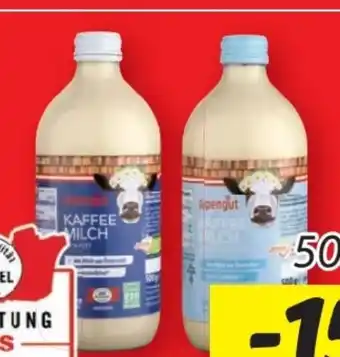 Lidl Alpengut Kaffeemilch Angebot