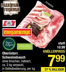 Maximarkt Oberösterr. Schweinebauch Angebot