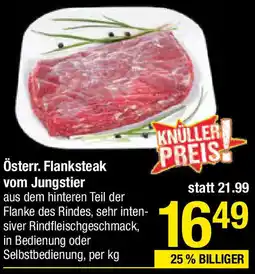 Maximarkt Österr. Flanksteak vom Jungstier Angebot