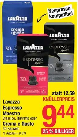 Maximarkt Espresso Maestro Classico, Ristretto oder Crema e Gusto Angebot