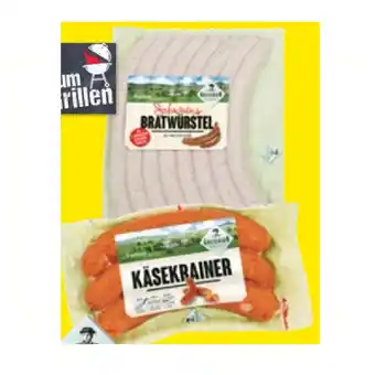 Maximarkt Käsekrainer oder Schweinsbratwürstel Maximarkt Angebot