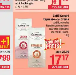 Maximarkt Caffè Corsini Espresso oder Crema Angebot