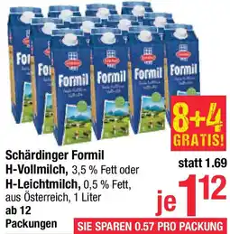 Maximarkt Formil H-Vollmilch oder H-Leichtmilch Angebot