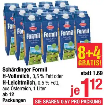 Maximarkt Formil H-Vollmilch oder H-Leichtmilch Angebot