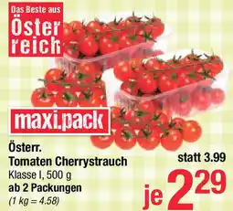 Maximarkt Österr. Tomaten Cherrystrauch Angebot
