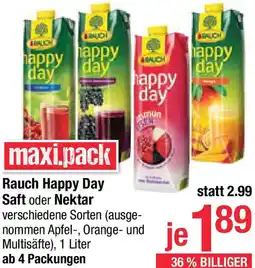 Maximarkt Happy Day Saft oder Nektar Angebot