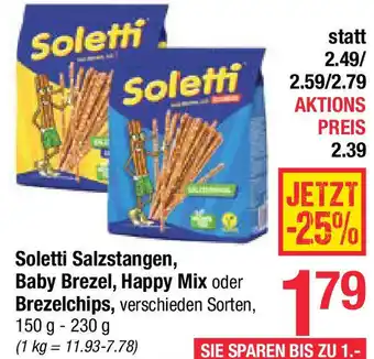 Maximarkt Salzstangen, Baby Brezel, Happy Mix oder Brezelchips Angebot