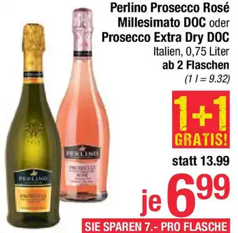 Maximarkt Prosecco Rose Millesimato DOC oder Prosecco Extra Dry DOC Angebot