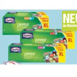 Maximarkt Zipper Allzweck-Beutel XL Vorteilspack Maximarkt Angebot