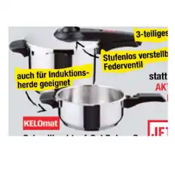 Maximarkt Schnellkochtopf-Set Bolero S, 3-teiliges Maximarkt Angebot