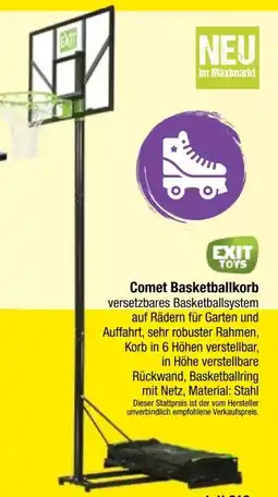Maximarkt Exit Toys Comet Basketballkorb Angebot