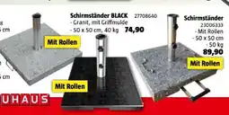 Bauhaus sunfun Granitschirmständer Florenz Angebot