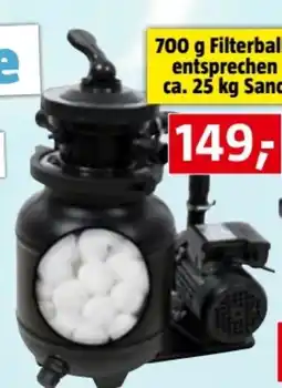 Bauhaus Steinbach Sandfilteranlage Speed Clean Active Balls Angebot
