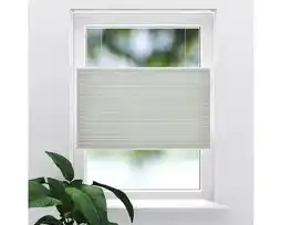 Hornbach Soluna Wabenplissee mit Wand-/Deckenbefestigung grau uni 120x175 cm Angebot
