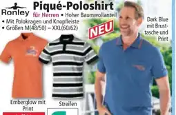 Norma Ronley Herren Piqué-Poloshirt Angebot